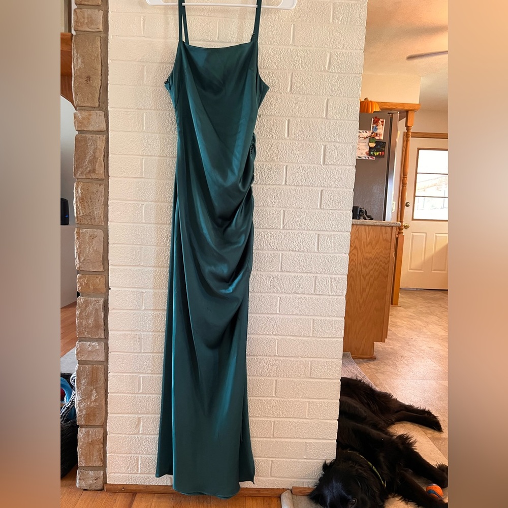 Green formal dress